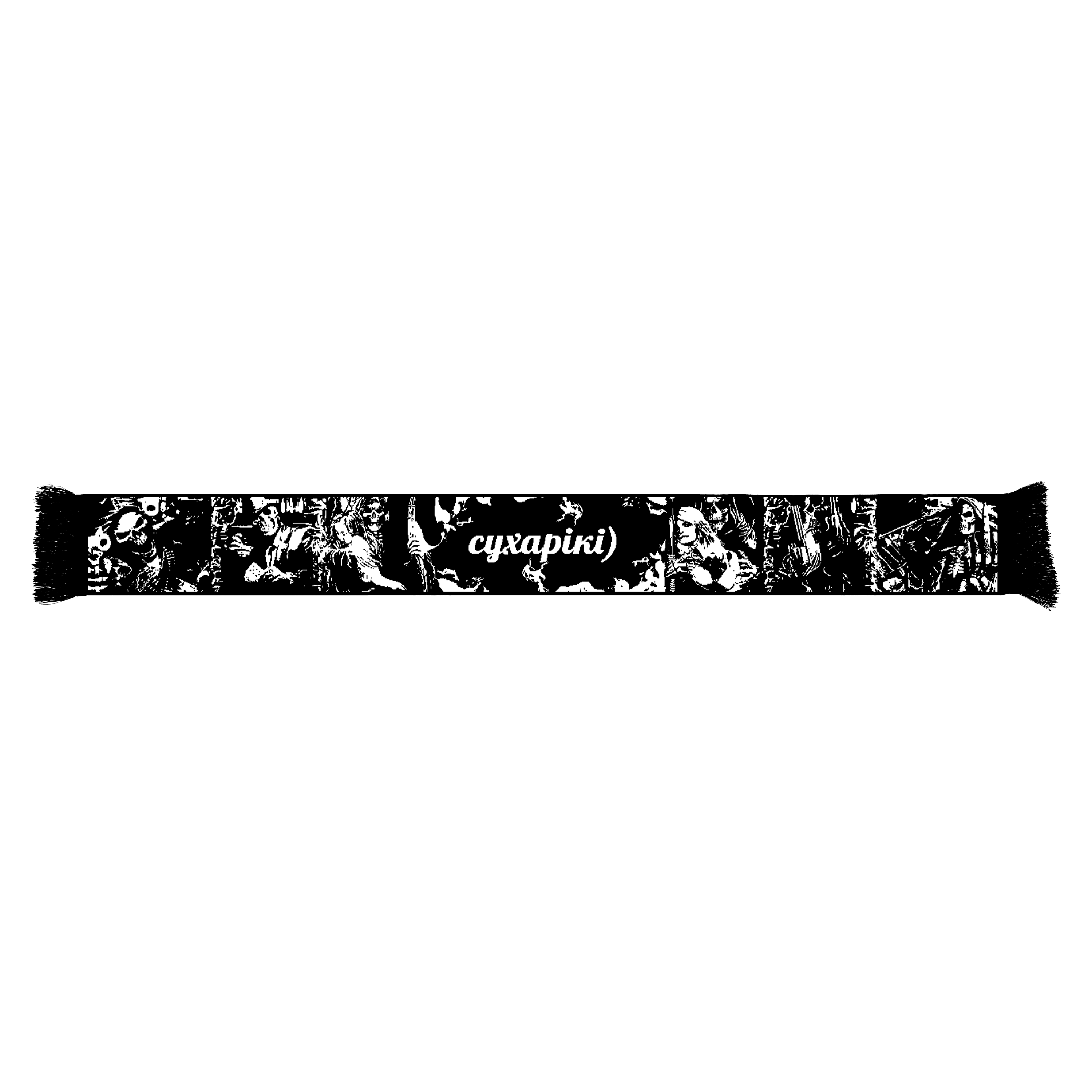 Scarf "Badass Skeletons"