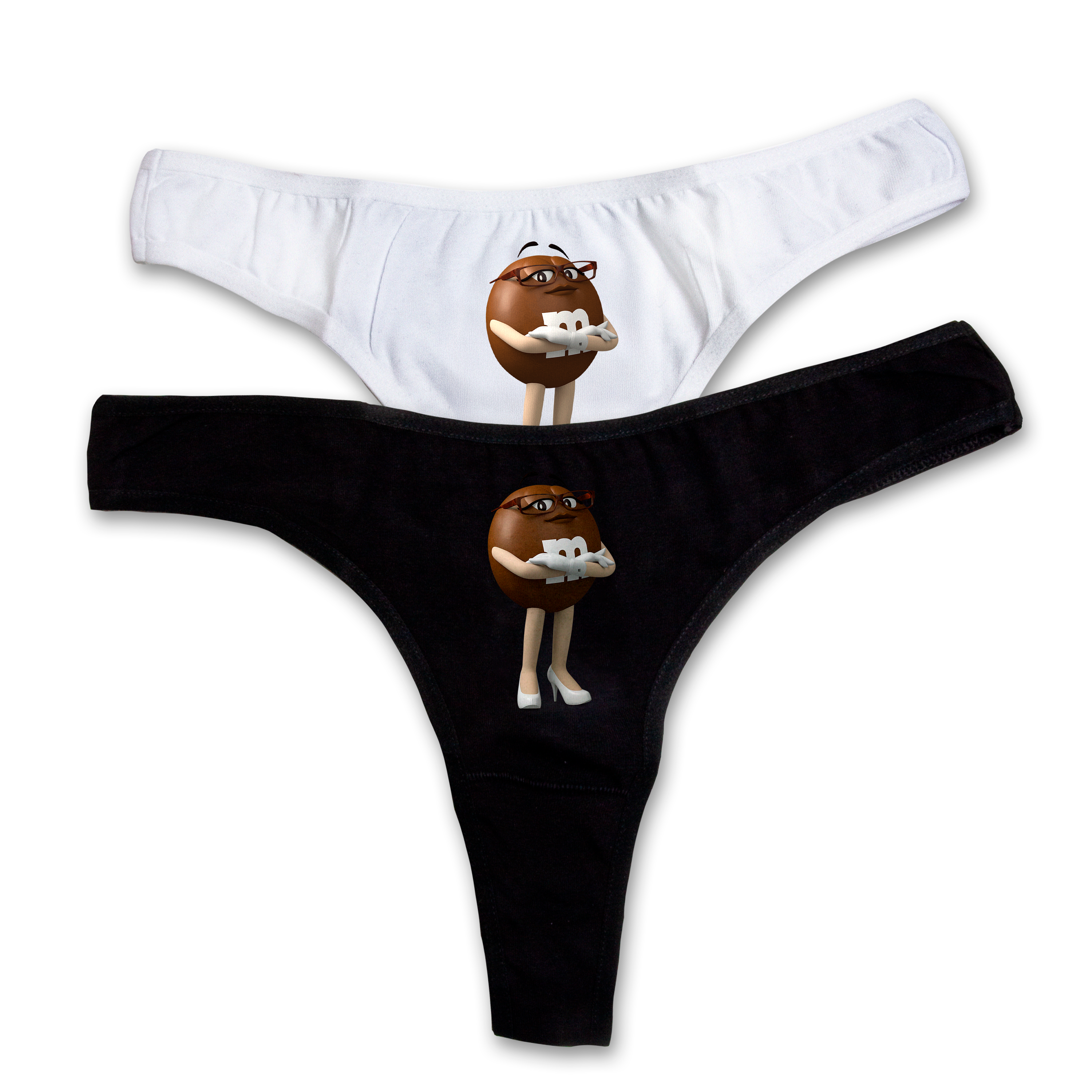 Brown M&M's thongs
