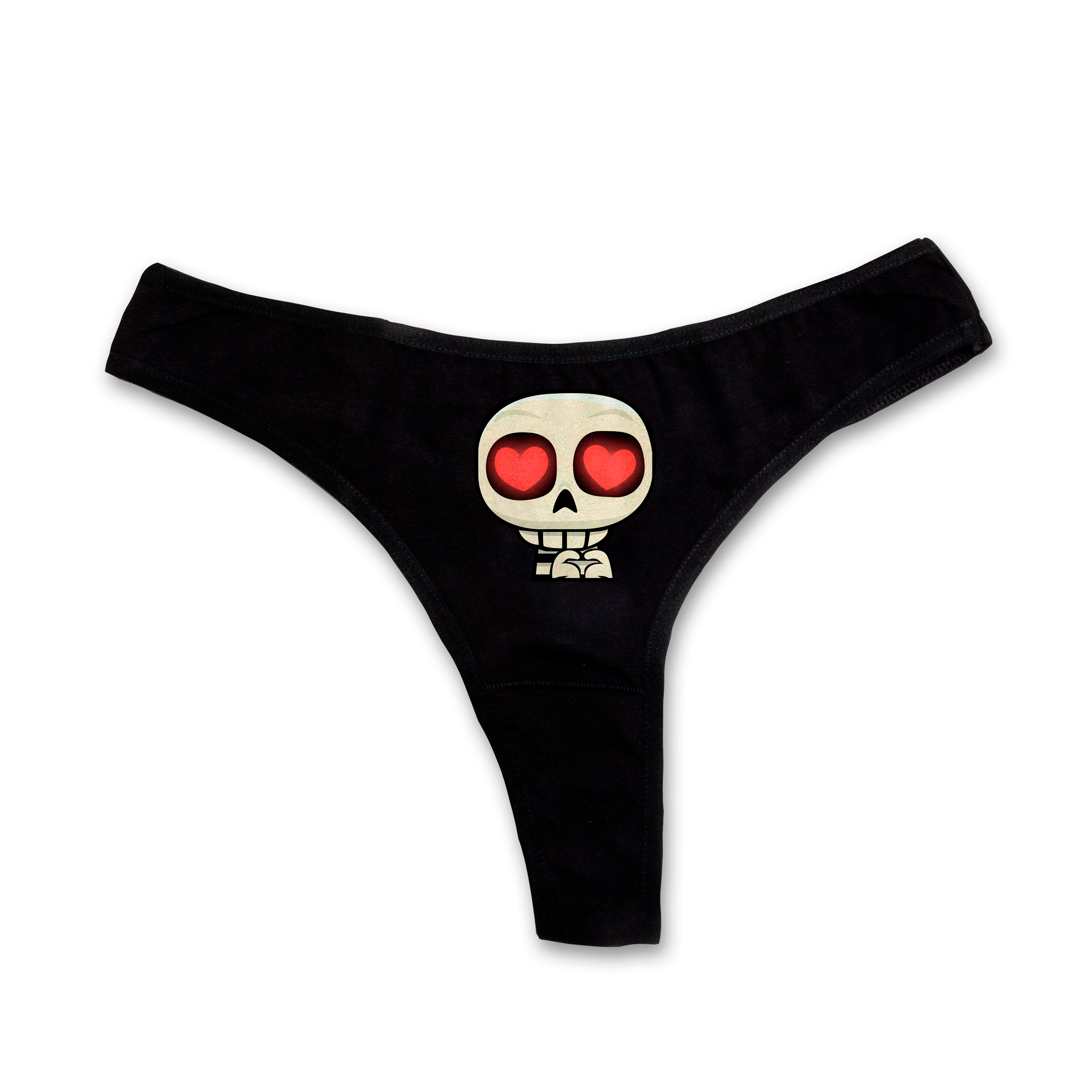 "Love Skeleton" thongs