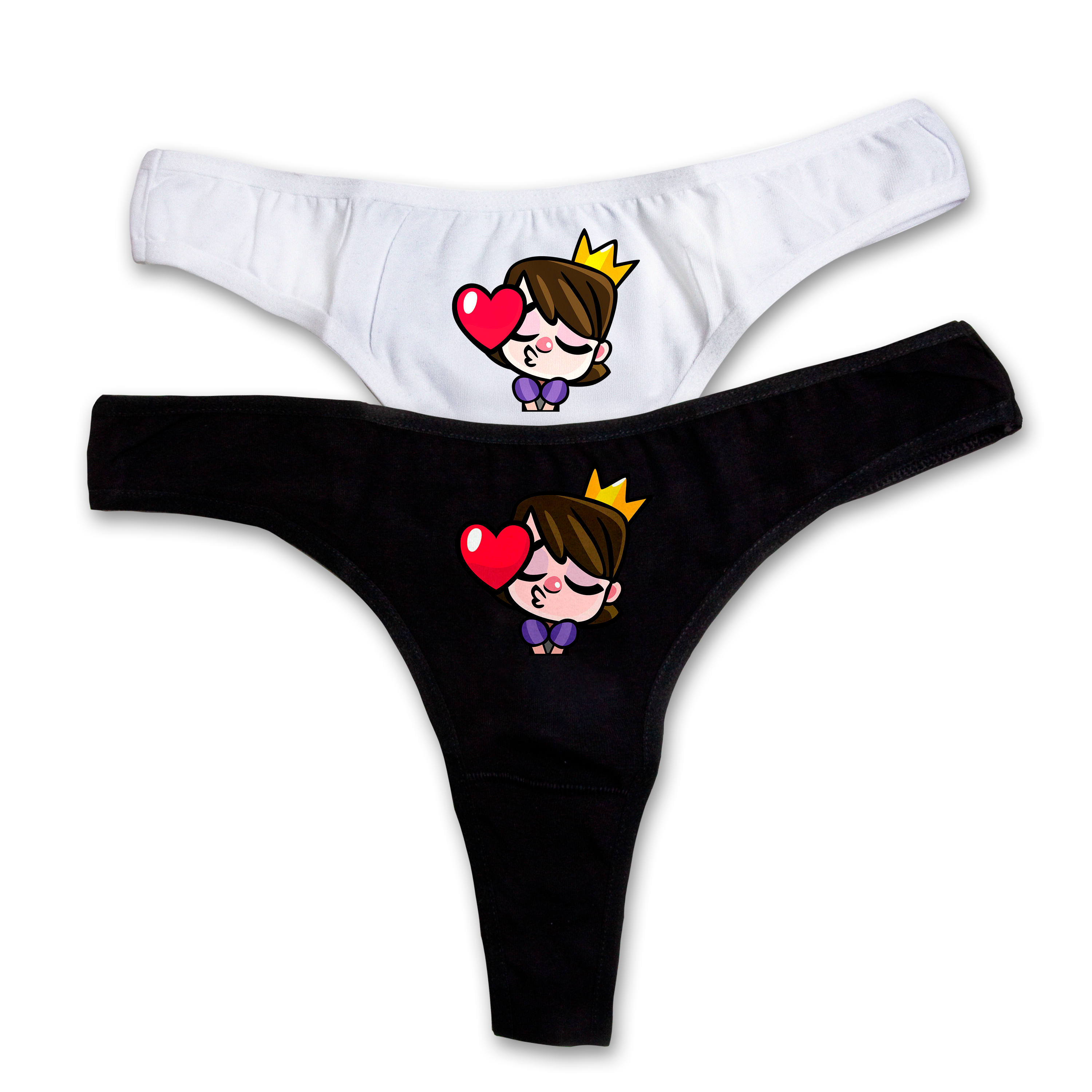 "Kiss Princess" thongs