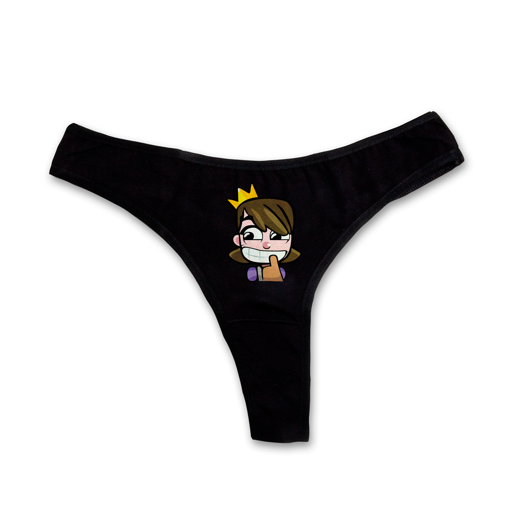"Grin Princess" thongs