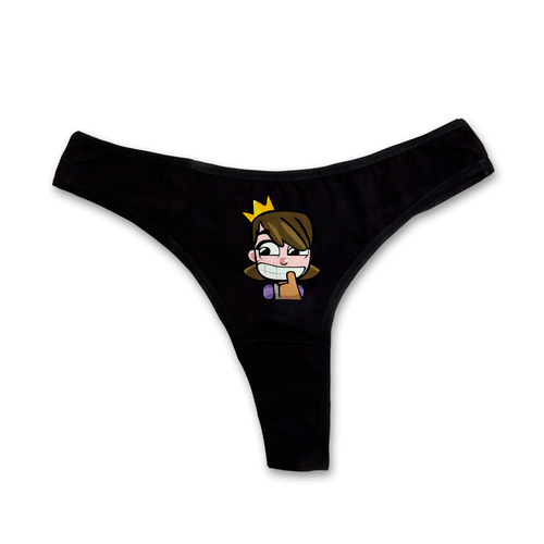 "Grin Princess" thongs