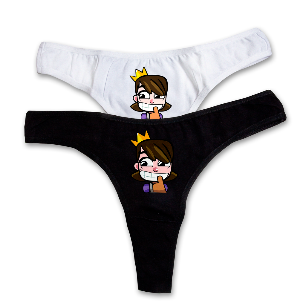 "Grin Princess" thongs