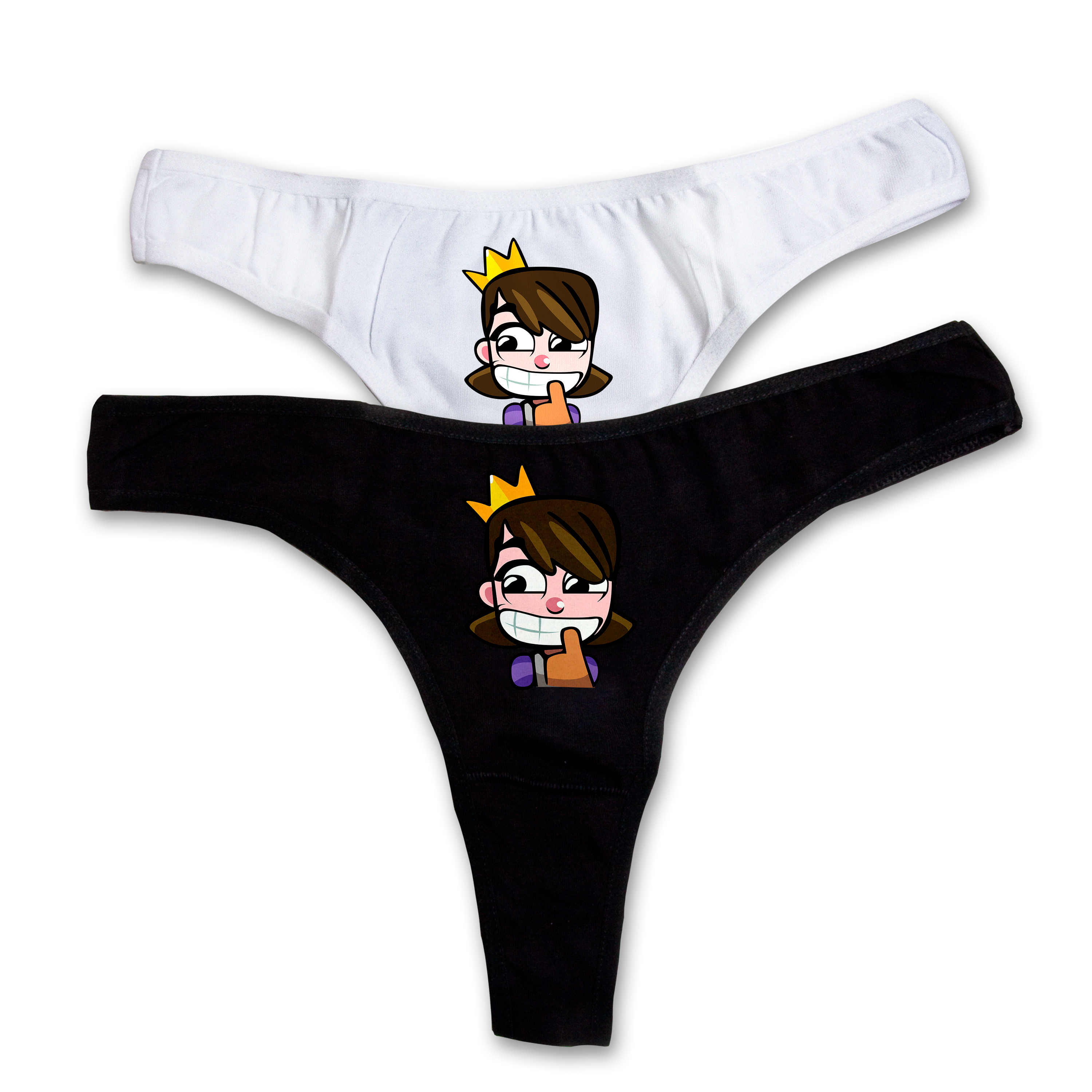 "Grin Princess" thongs