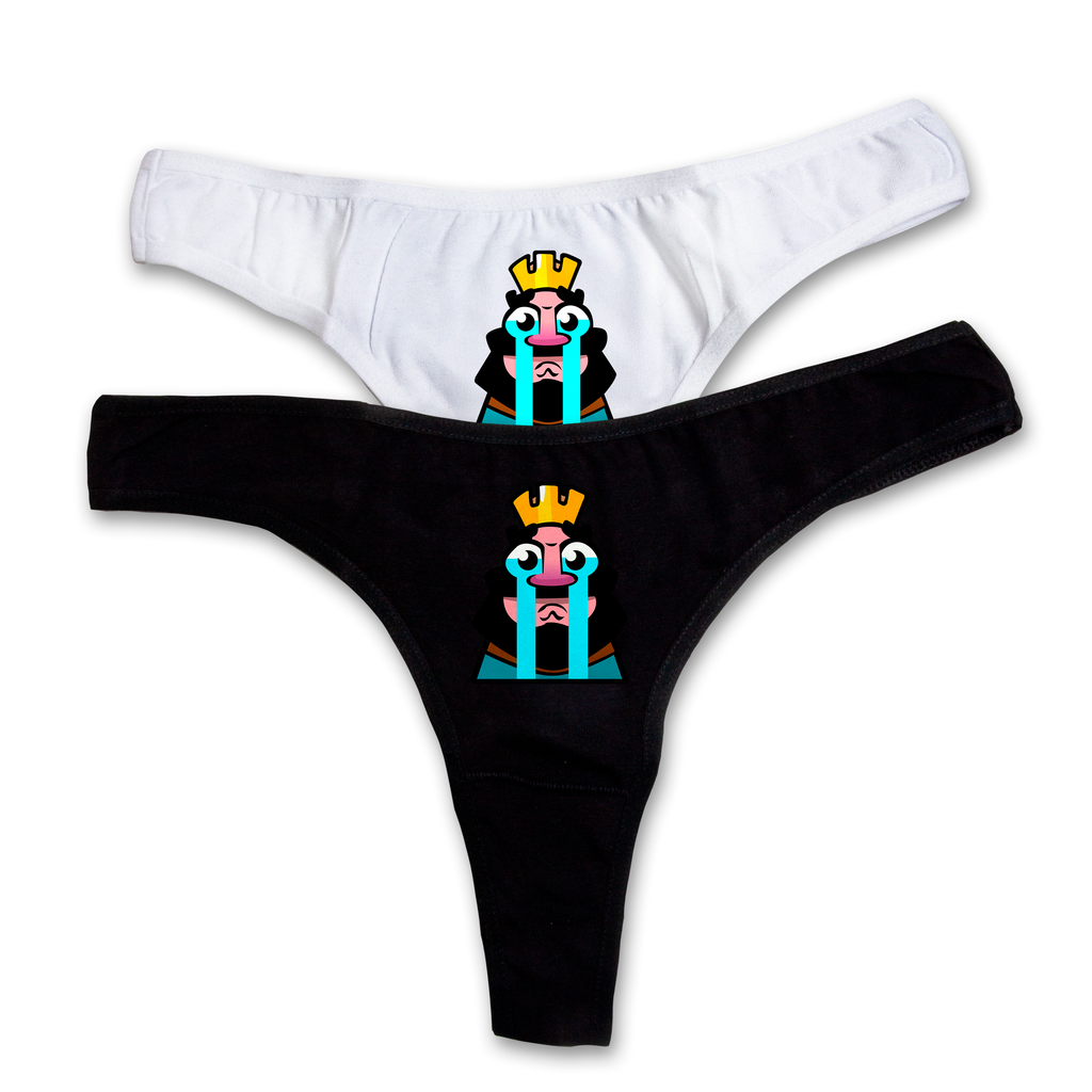 "Crying King" thongs
