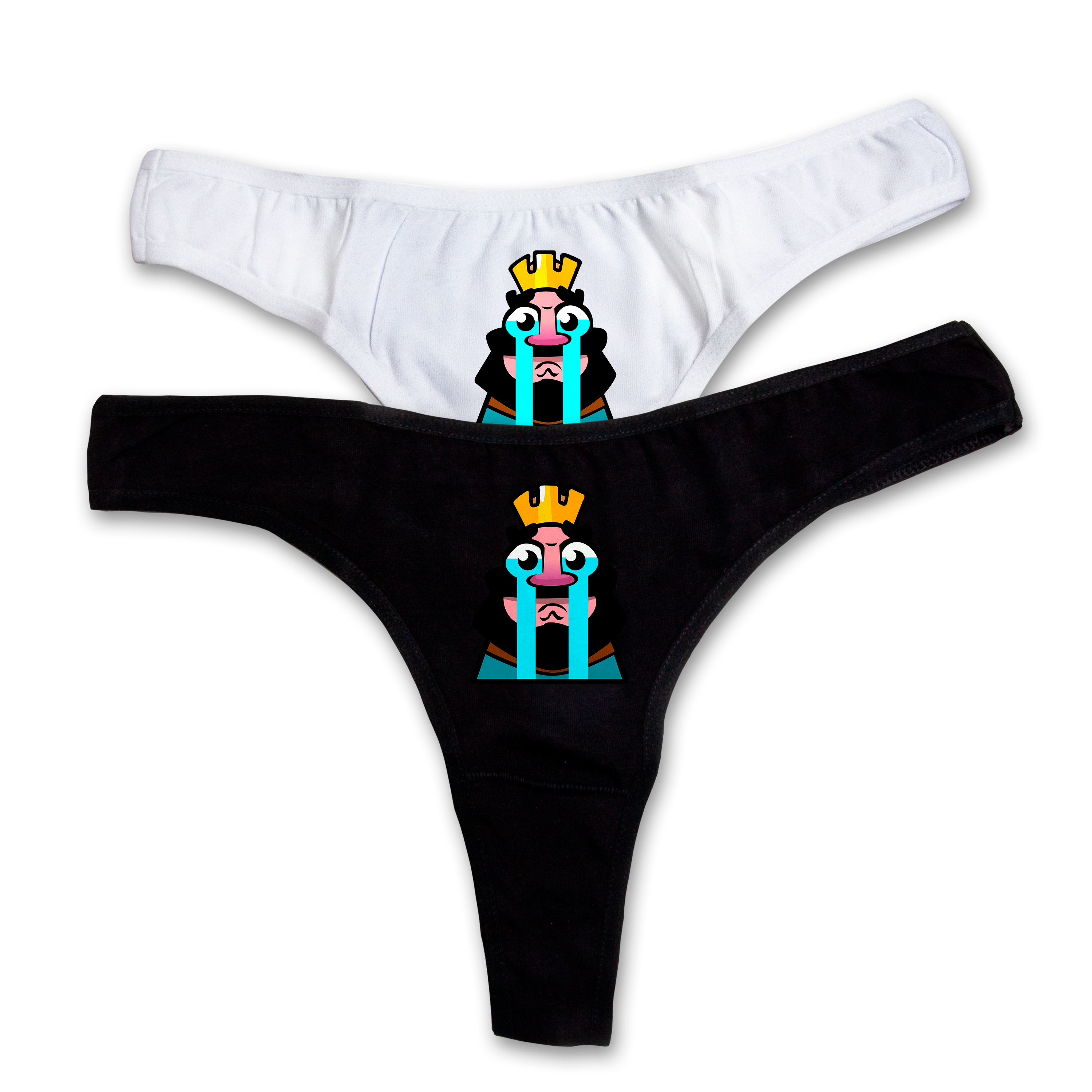 "Crying King" thongs