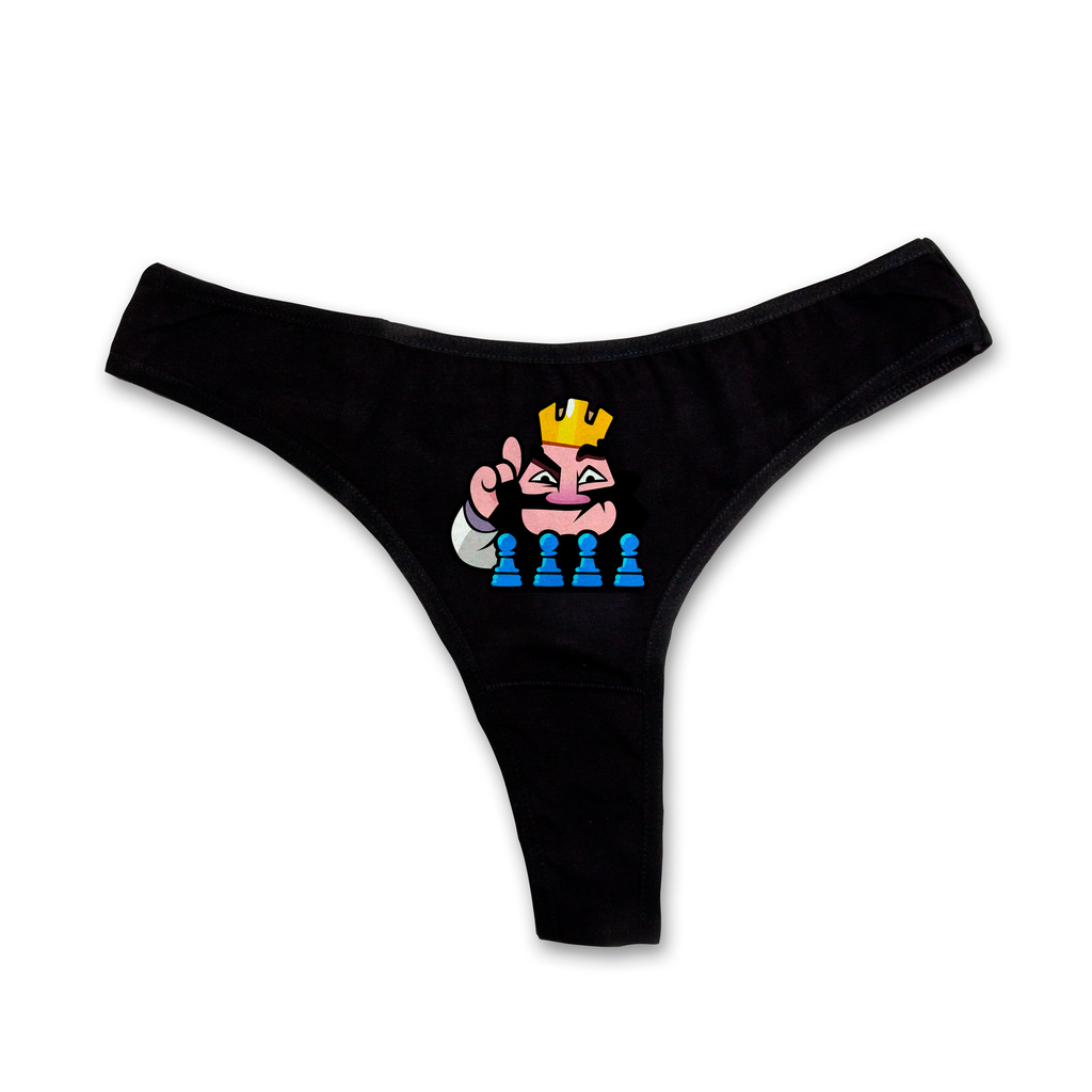 "King Chess" thongs