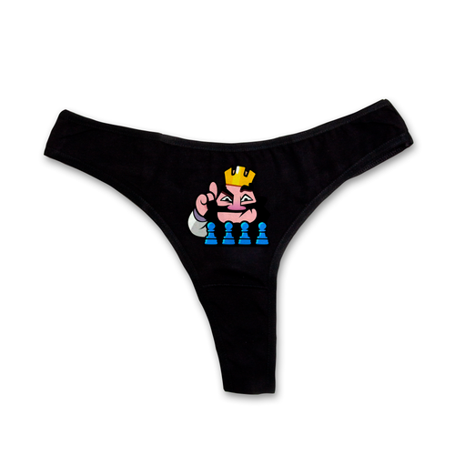 "King Chess" thongs