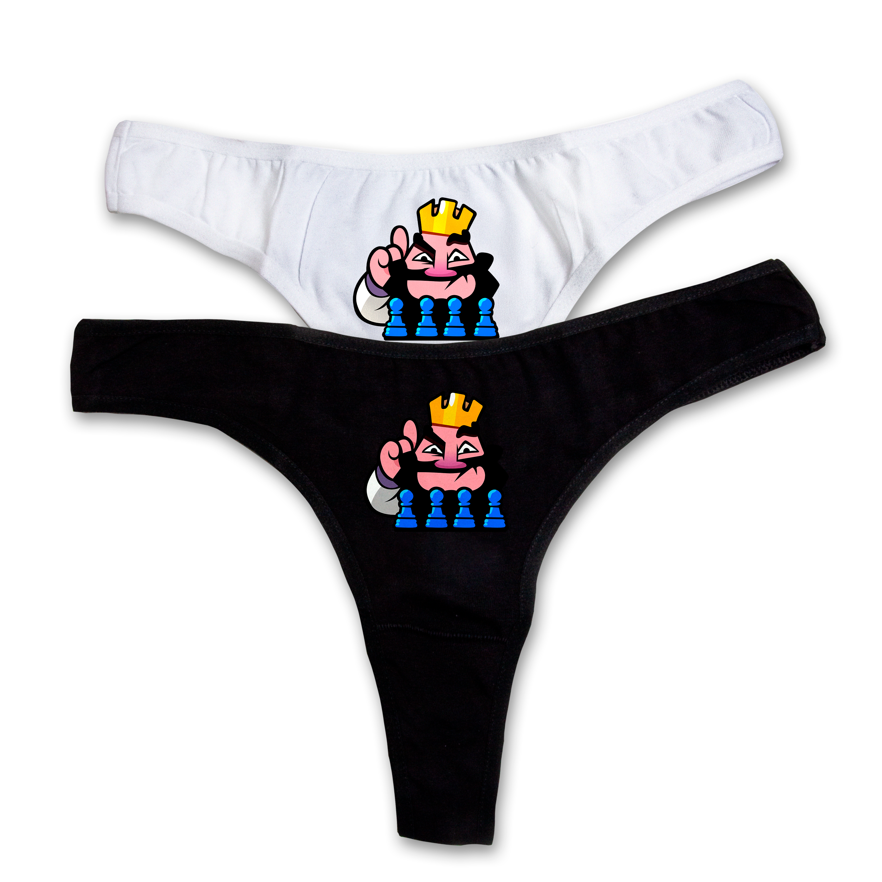 "King Chess" thongs