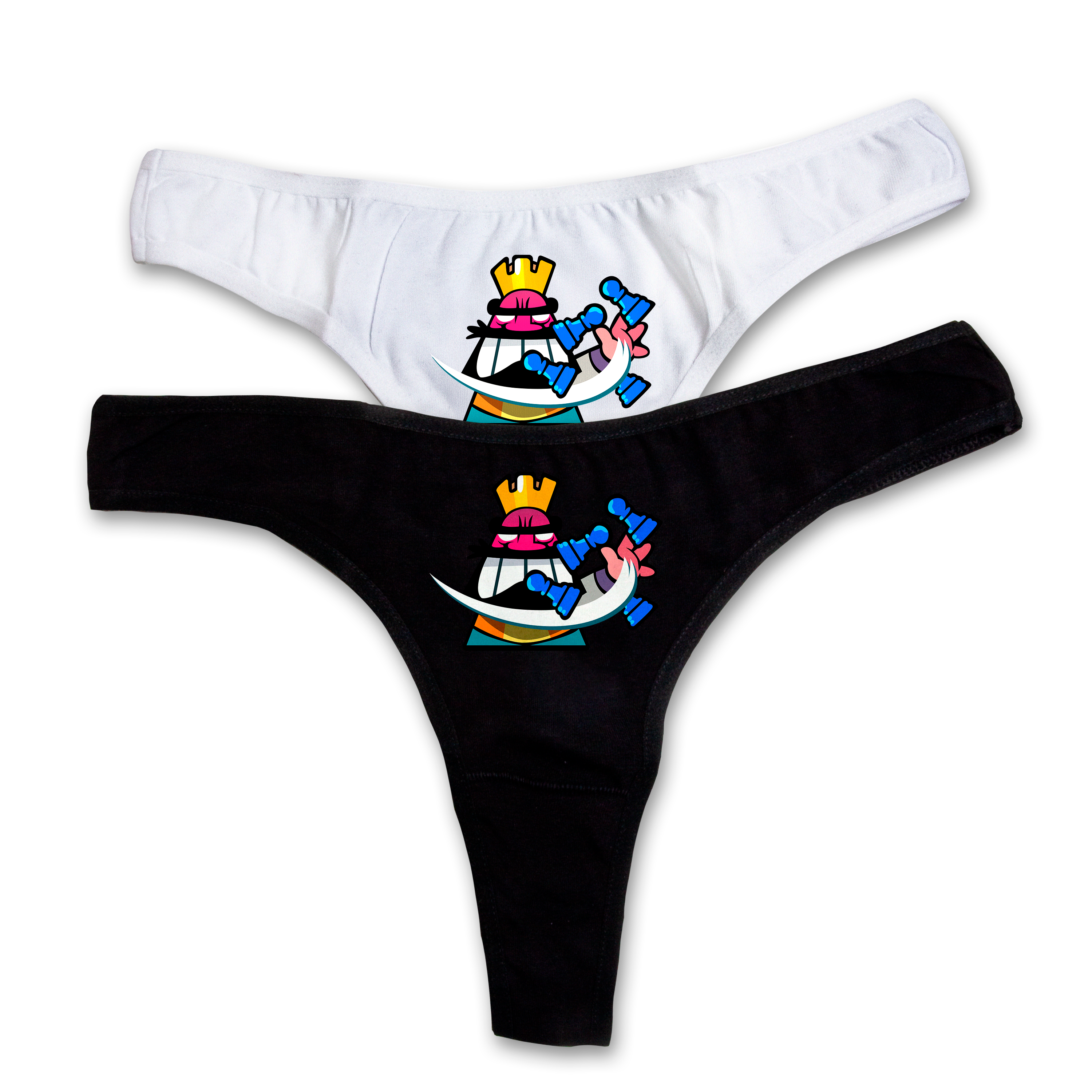 "Angry King Chess" thongs