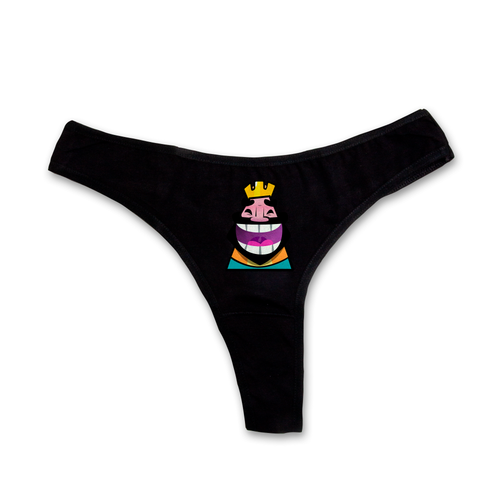 "HeHeHeHa King" thongs