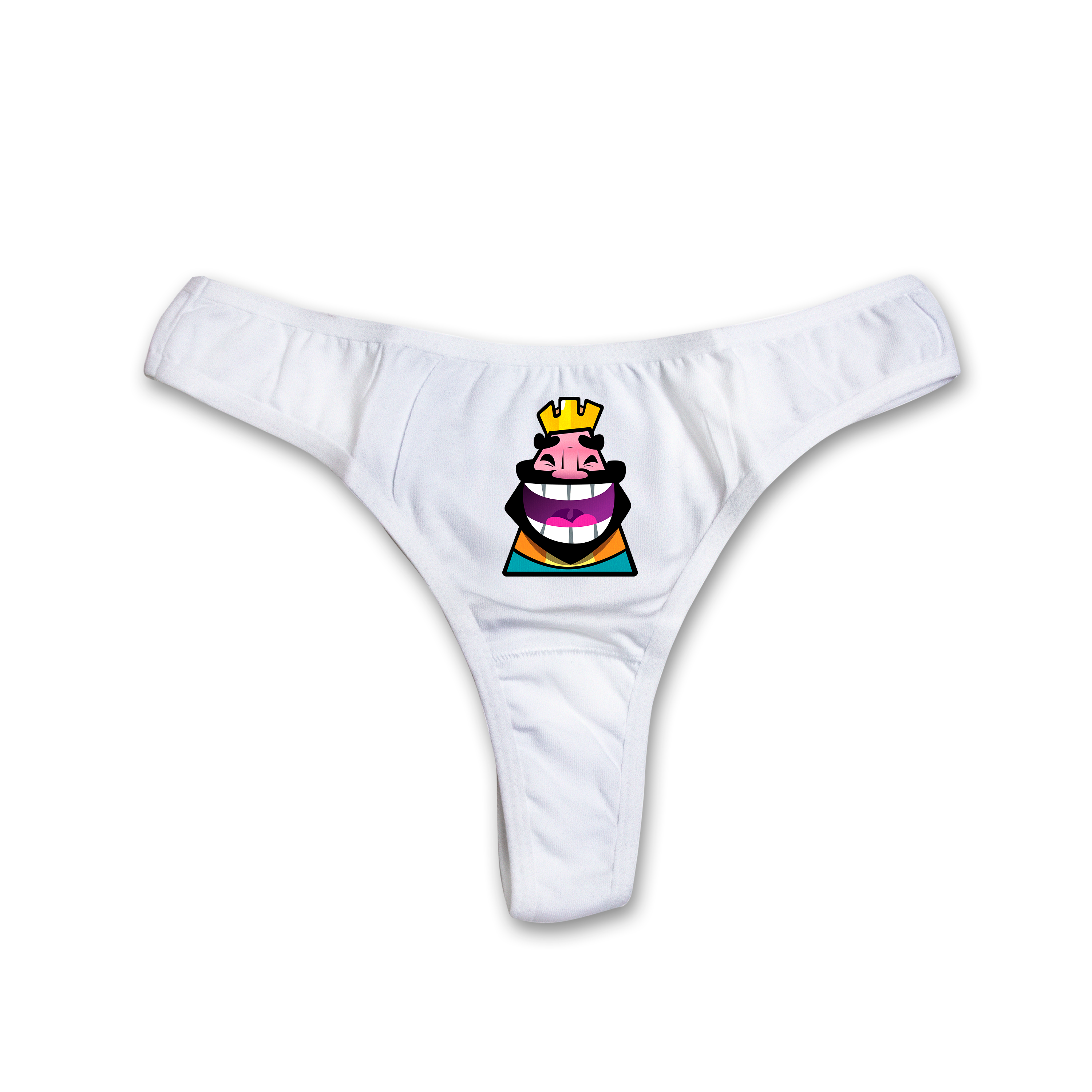 "HeHeHeHa King" thongs