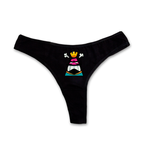 "Angry King" thongs
