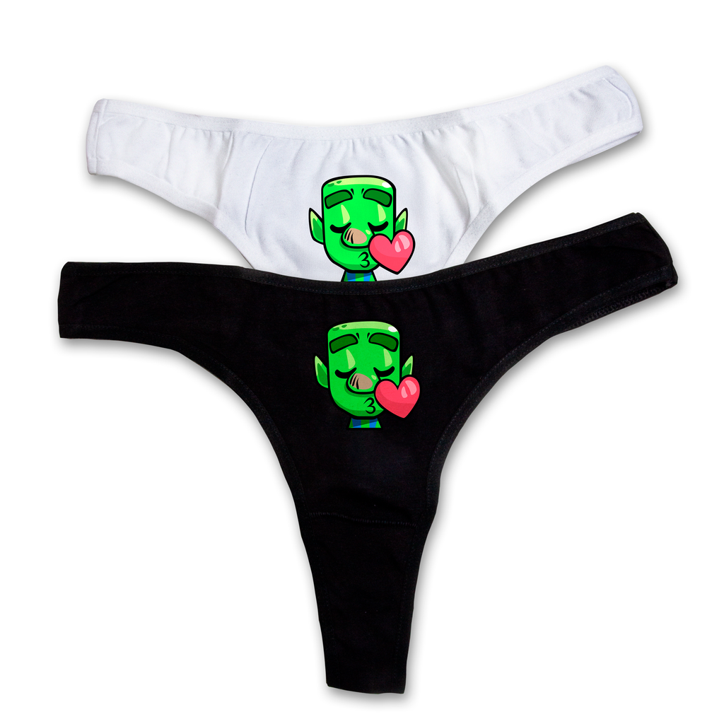 "Kiss Goblin" thongs
