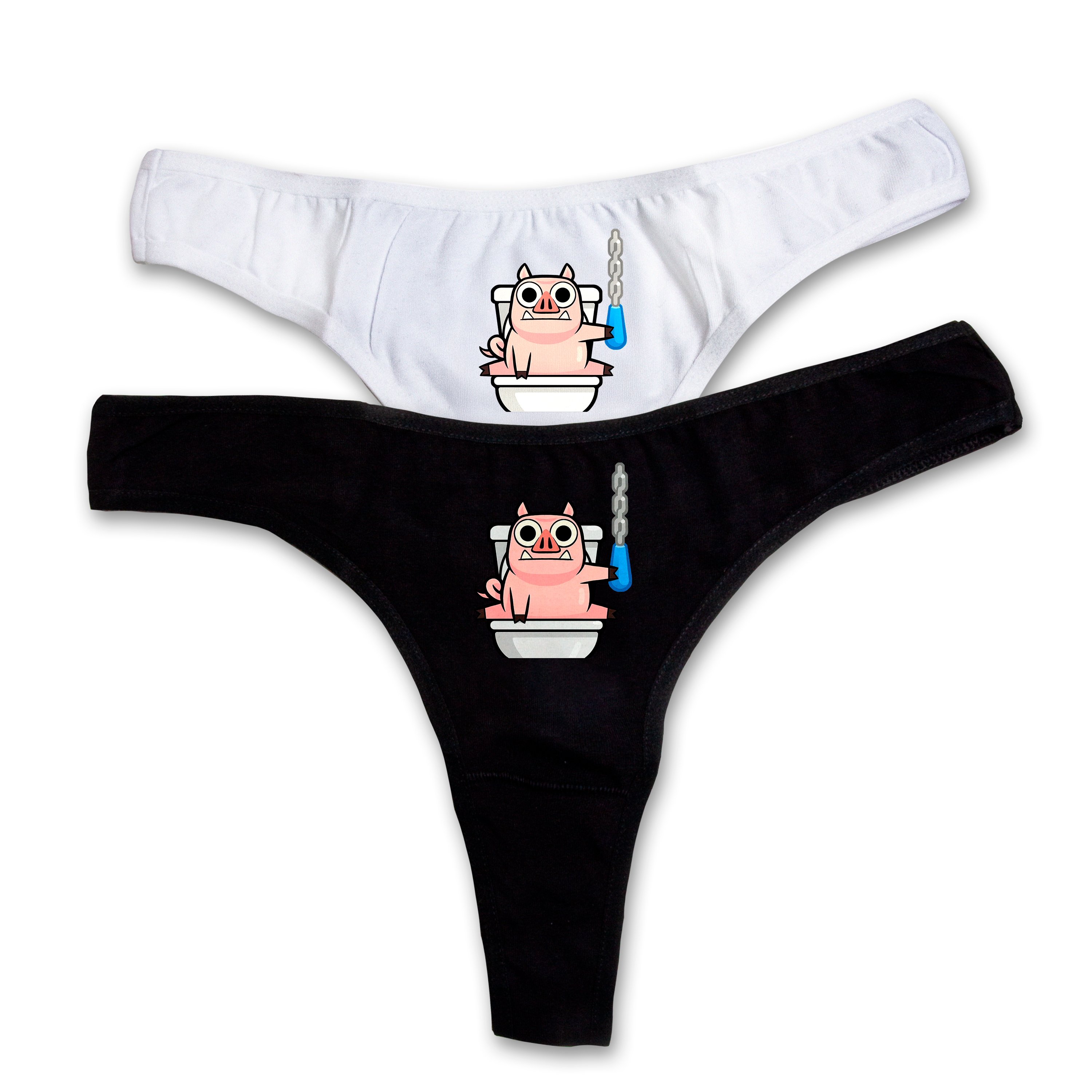 "Toilet pig" thongs