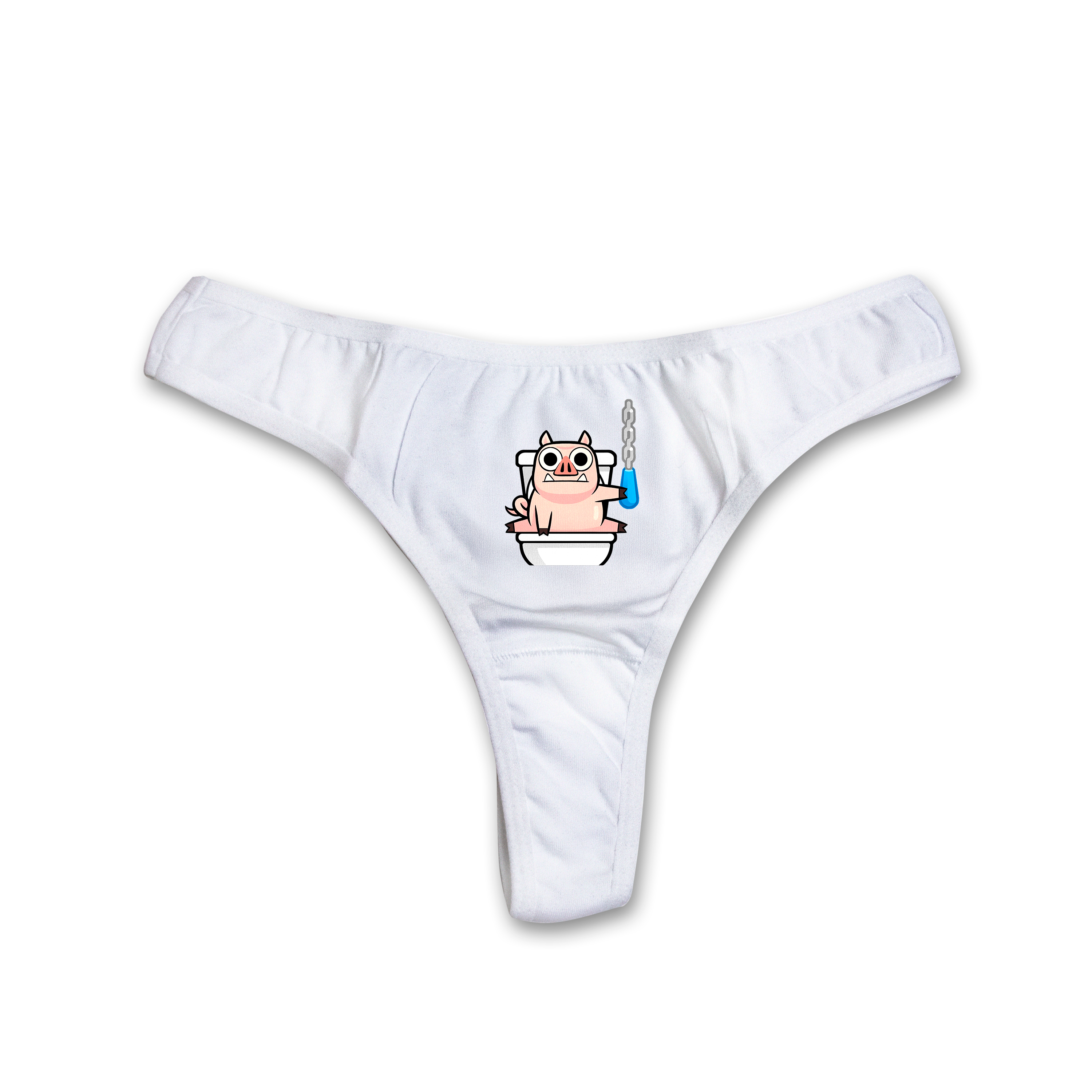 "Toilet pig" thongs