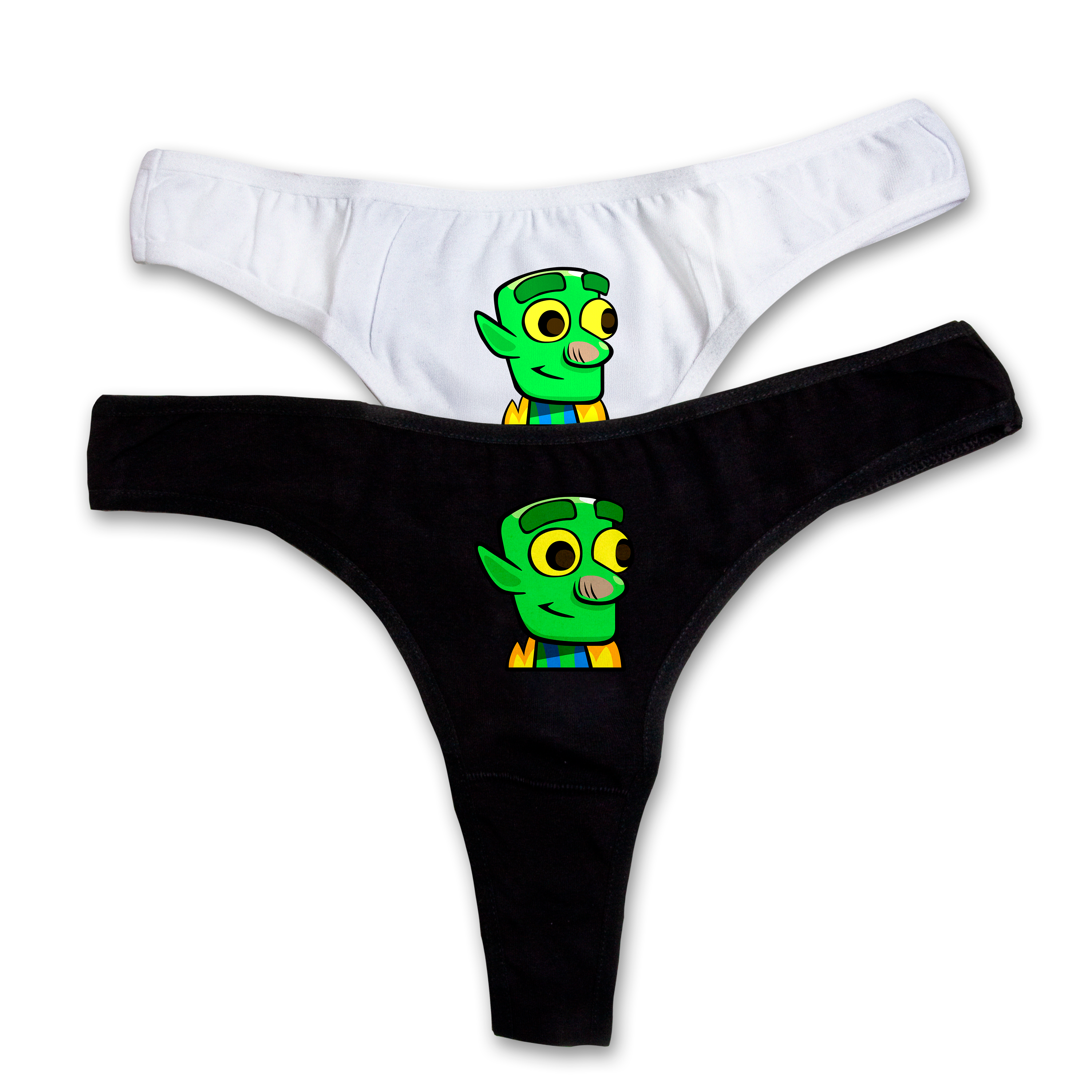 "This is fine Goblin" thongs
