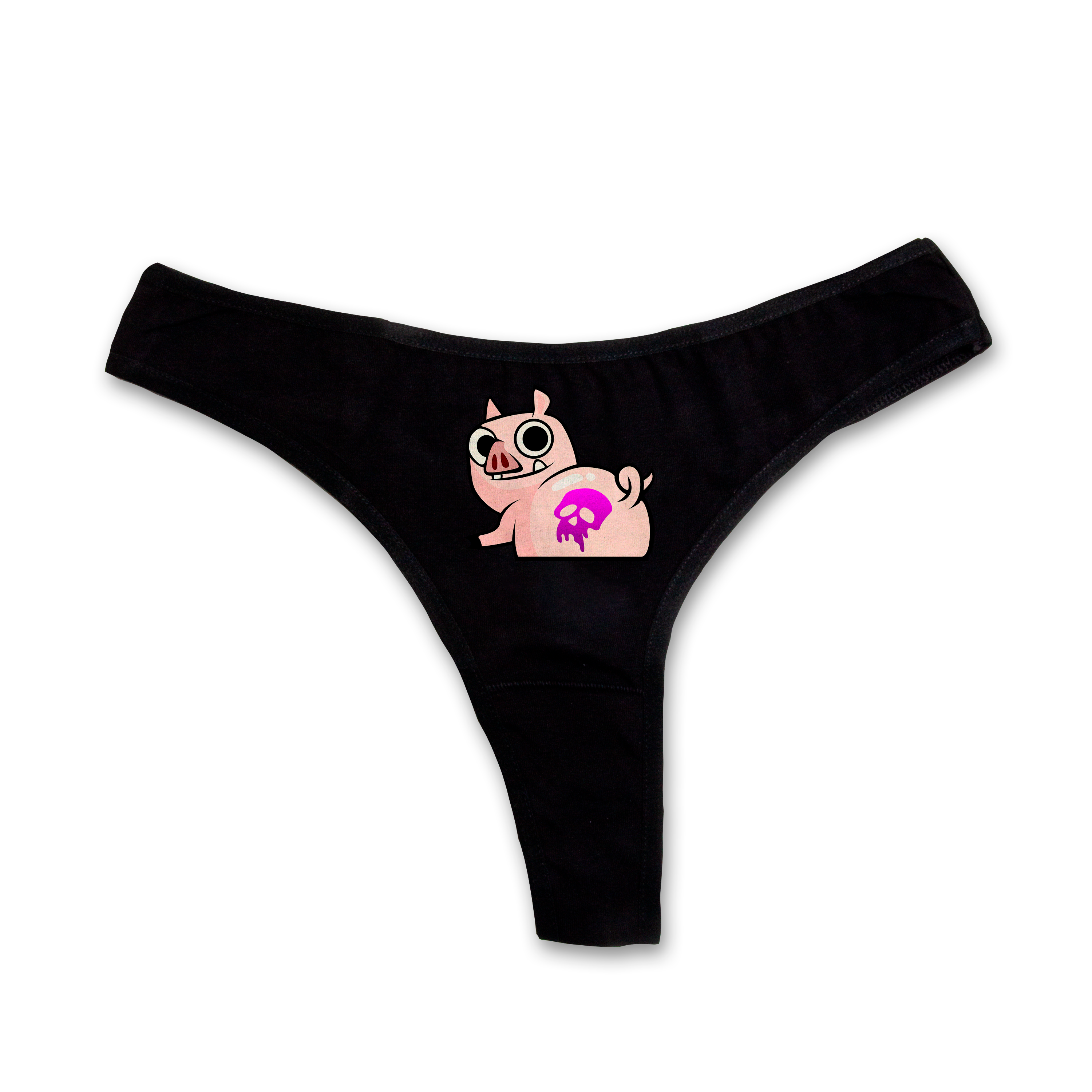 "Pig" thongs