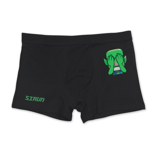 "Facepalm Goblin" boxer's