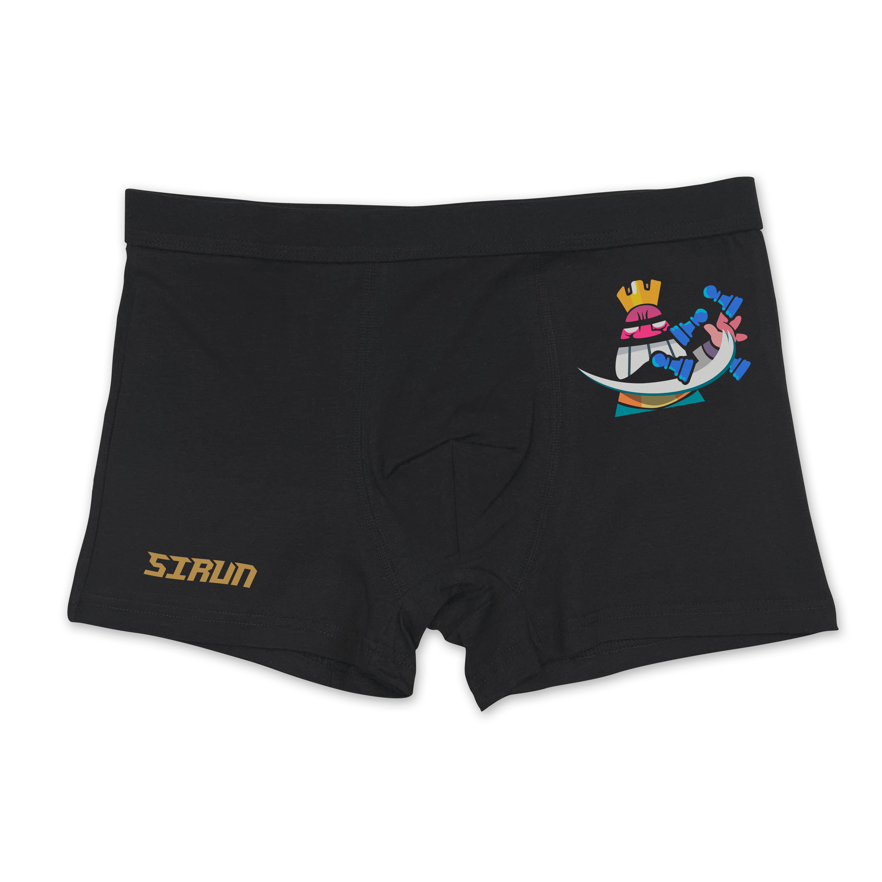 "Angry King Chess" boxer's