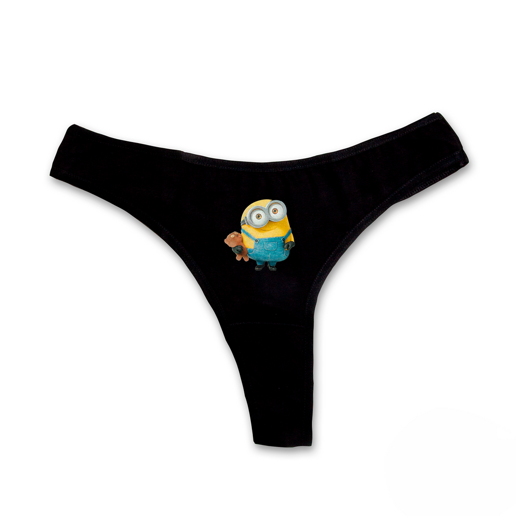 Minion with a teddy bear thongs
