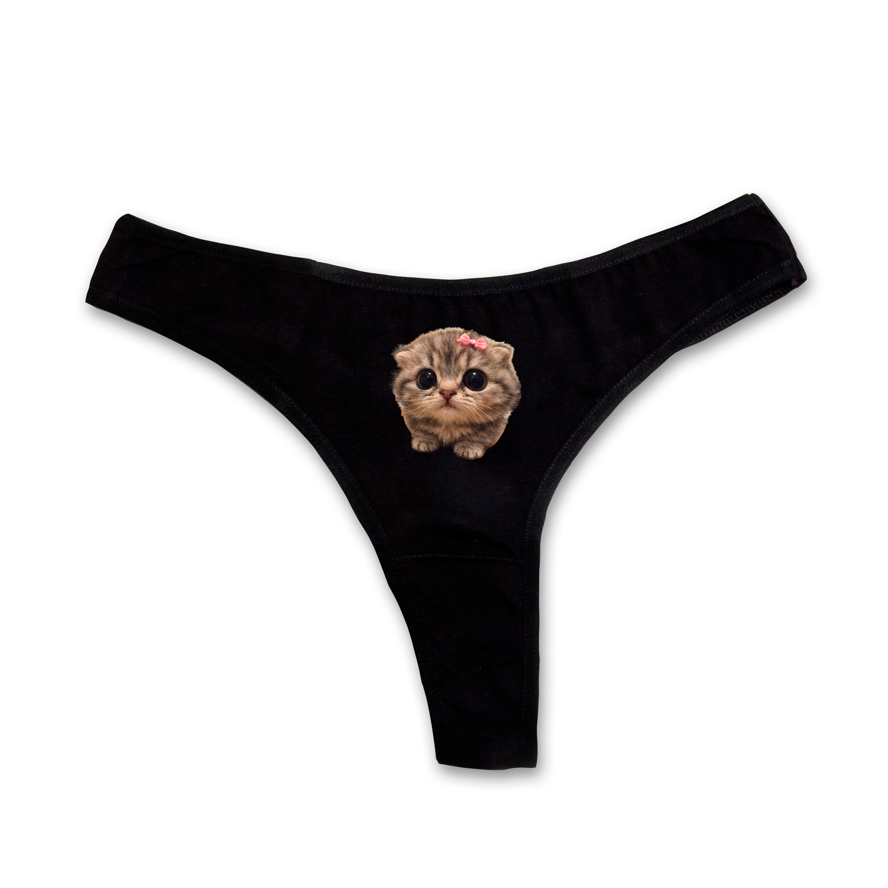 Mini kitty thongs