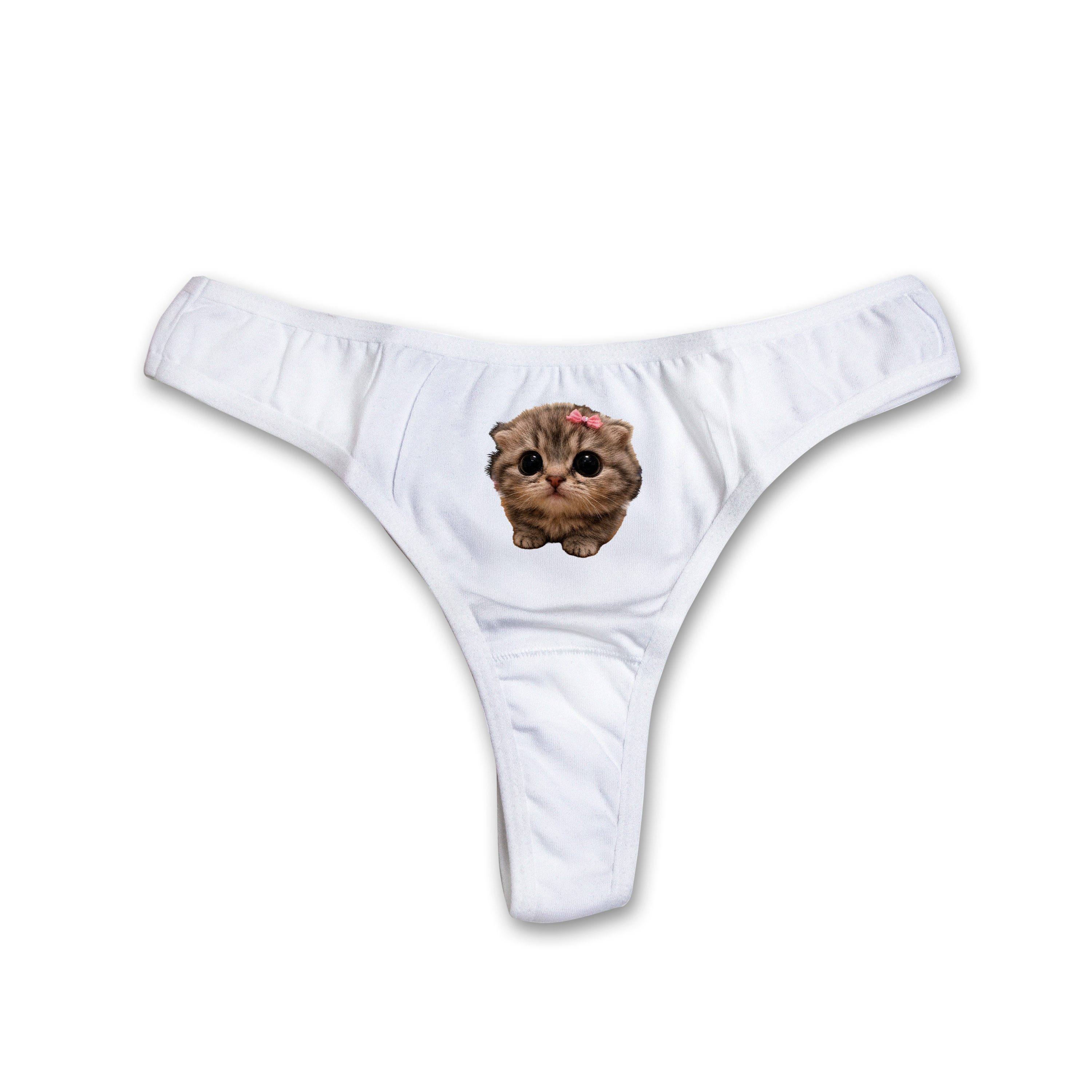 Mini kitty thongs