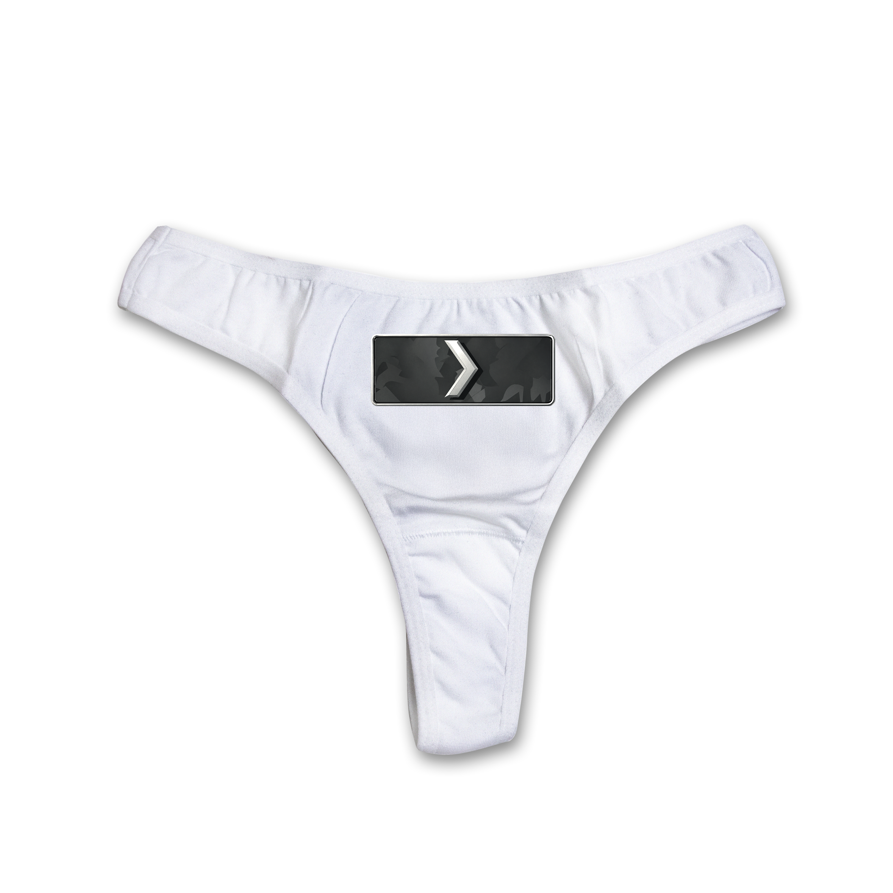 Silver thongs