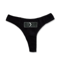 Silver thongs
