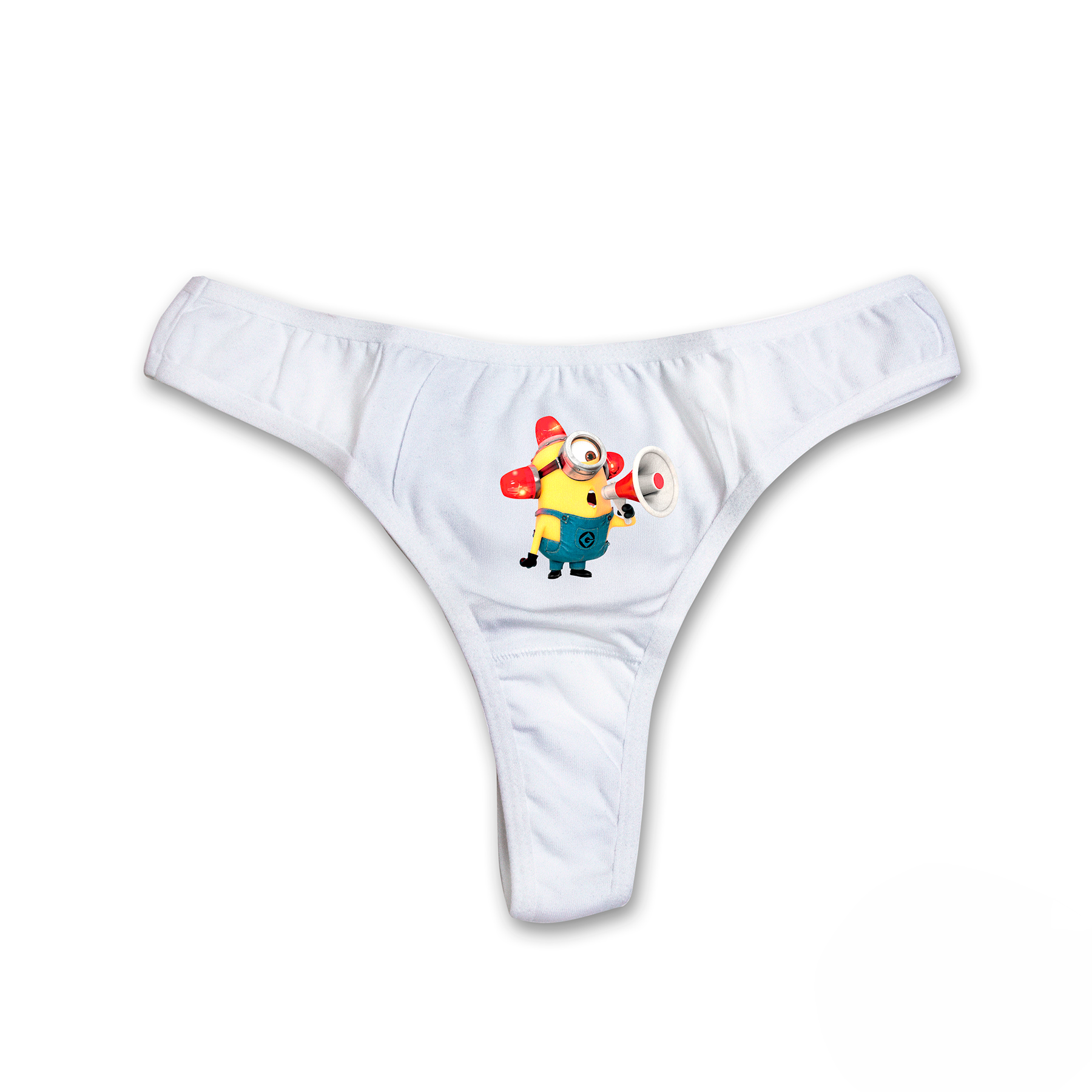 Minion with siren thongs