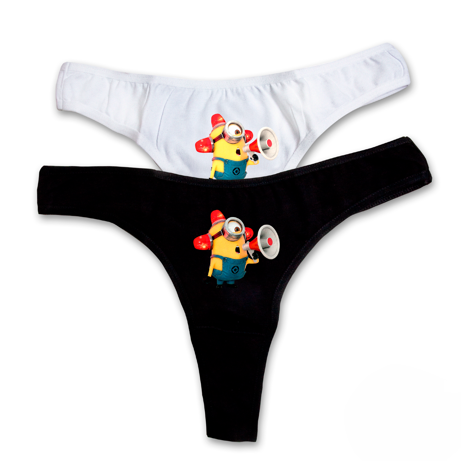 Minion with siren thongs