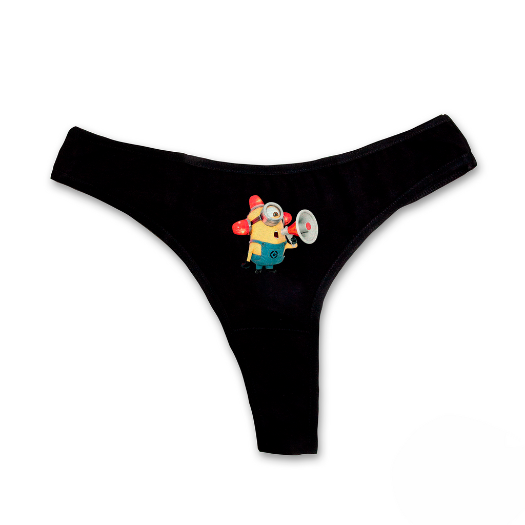 Minion with siren thongs