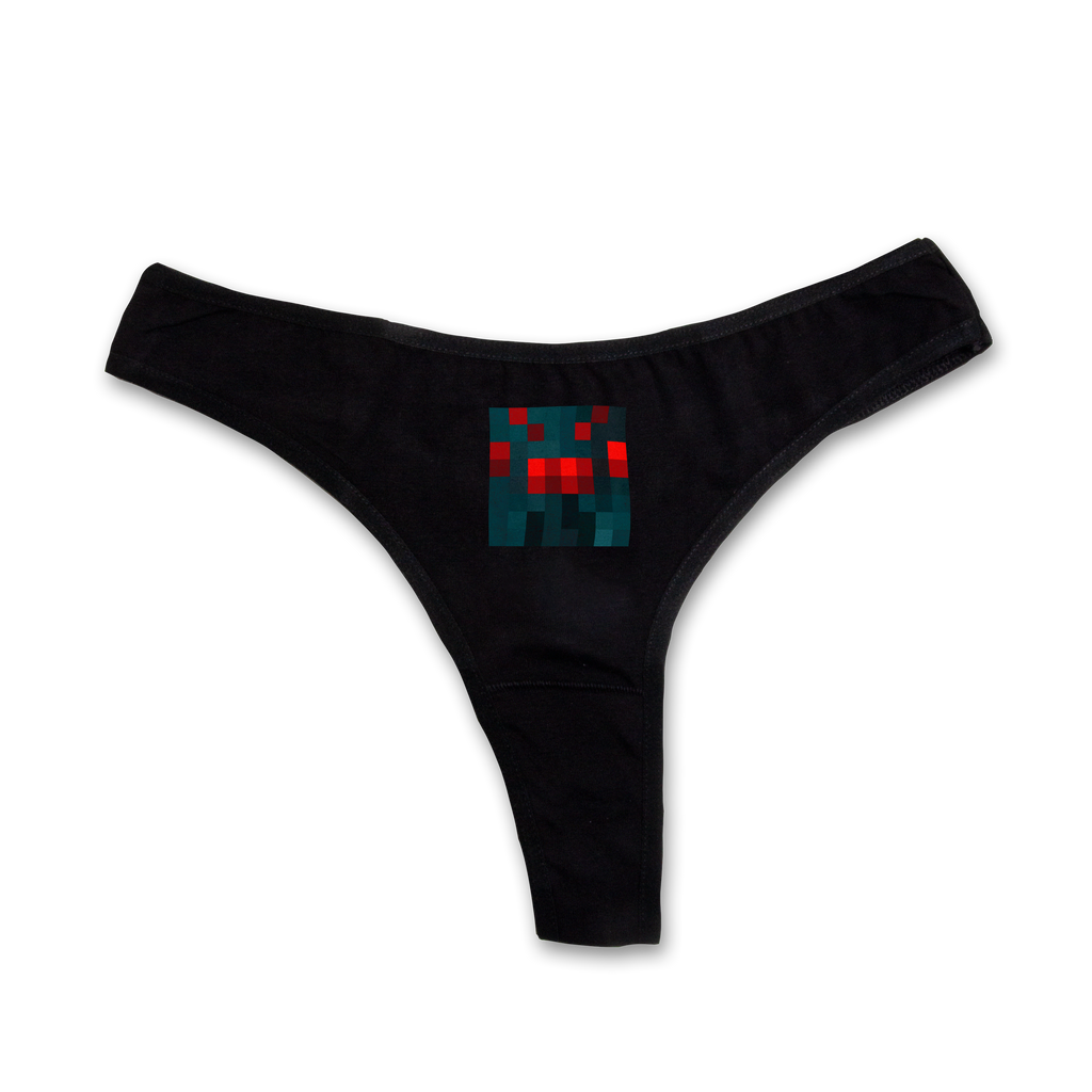 Blue spider thongs