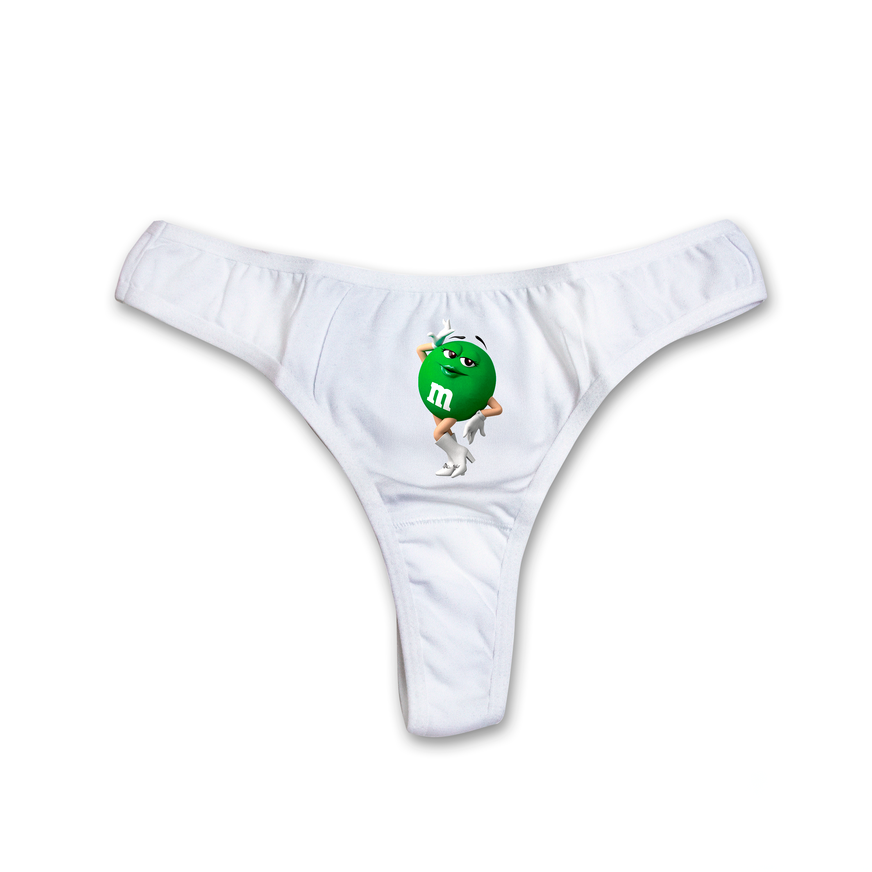 Green M&M's thongs